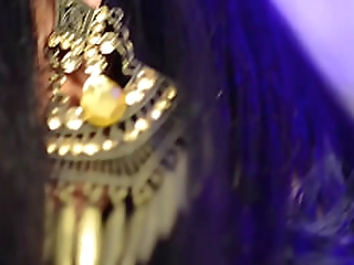 blond latin shemale shows her huge black cock and big boobs