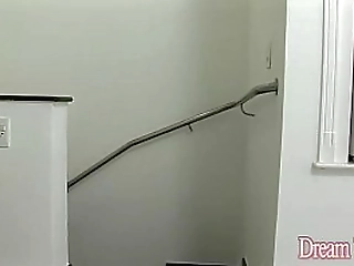 guy gets plowed by shemale and girl with strap on