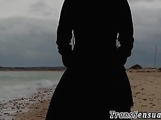 thick brown transgender jerks off hardcore on camera solo