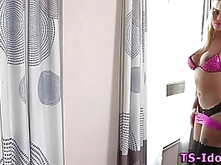 big boobs asian shemale masturbate her 7 inch cock