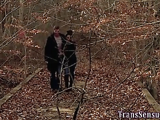 curvy beauty bruna butterfly stroking by the strip pole