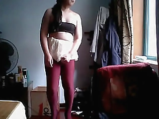 big boobs ts camyle victoria solo dick stroking at home