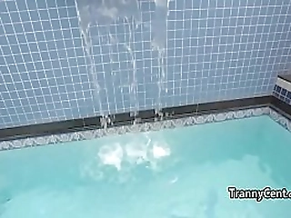 tall big booty shemale rides black shaft