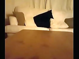 crossdresser rides and sucks toy