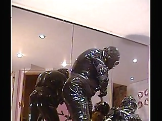 blonde ts masturbating her big dick on the bed