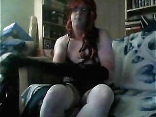 vajuliecd touching herself for you and swallowing cum