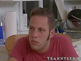 hot tranny sunday valentina pounds hard horny dude on a bed