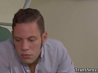 redhead tgirl gets fucked