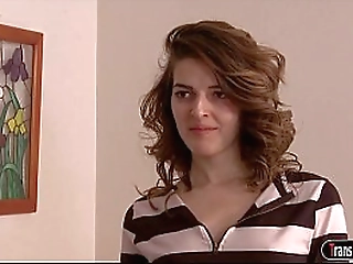 shemale vixen godess gives head to and barebacked by masseur