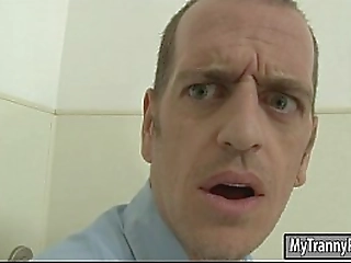 big tits brunette shemale jessica foxx banged horny guy