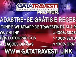 dark-skinned latin shemale jerking off her big and hard cock