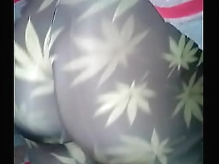 shemale babe gaby ink strokes her big cock as machine reams her ass