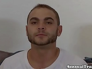 latina shemale fucks male after bath