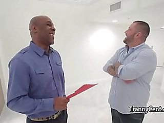 black guy fucking dudes tranny wife