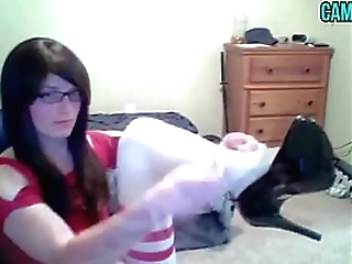 trans hottie eliza enjoys threesome sex with a stud and a girl with dildo