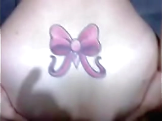 laura andrade pulls panties aside for anal barebacking