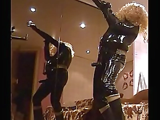 Busty bitch gets banged by massive cock and swallows spunk like a champ!!!