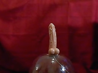 hot shemale candy stroking dick and cumming