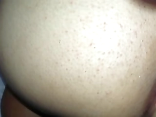 covered teen tranny masturbates solo in front of the camera