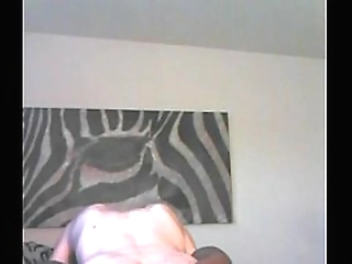 mature latin mistress giving her slave a shower of cum