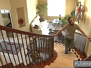 blonde ts and nasty dude anal fucking