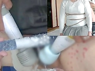 pushed to get fucked in her tight tranny ass