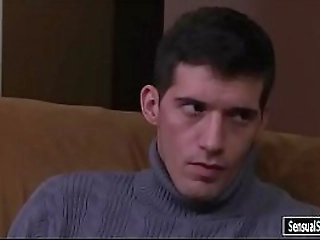 tattooed ts foxxy gets her asshole screwed hard on the couch