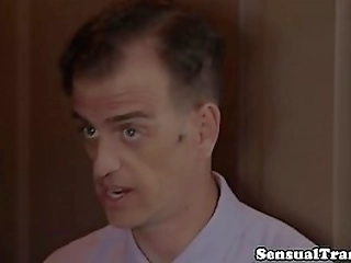 amazing tgirl agatha assaults ass of paulo until she cums