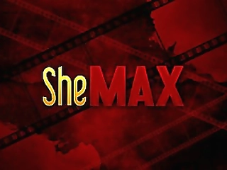 thin long haired blonde ladyboy enjoys stroking and cumming