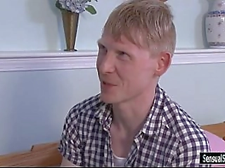 busty redhead tranny anal fucked in bed