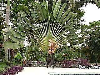 shemale beauty gangbanged hard