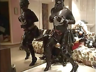 brunette babe fucking with shemale