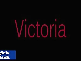 black trans babe spreading ass before jerking